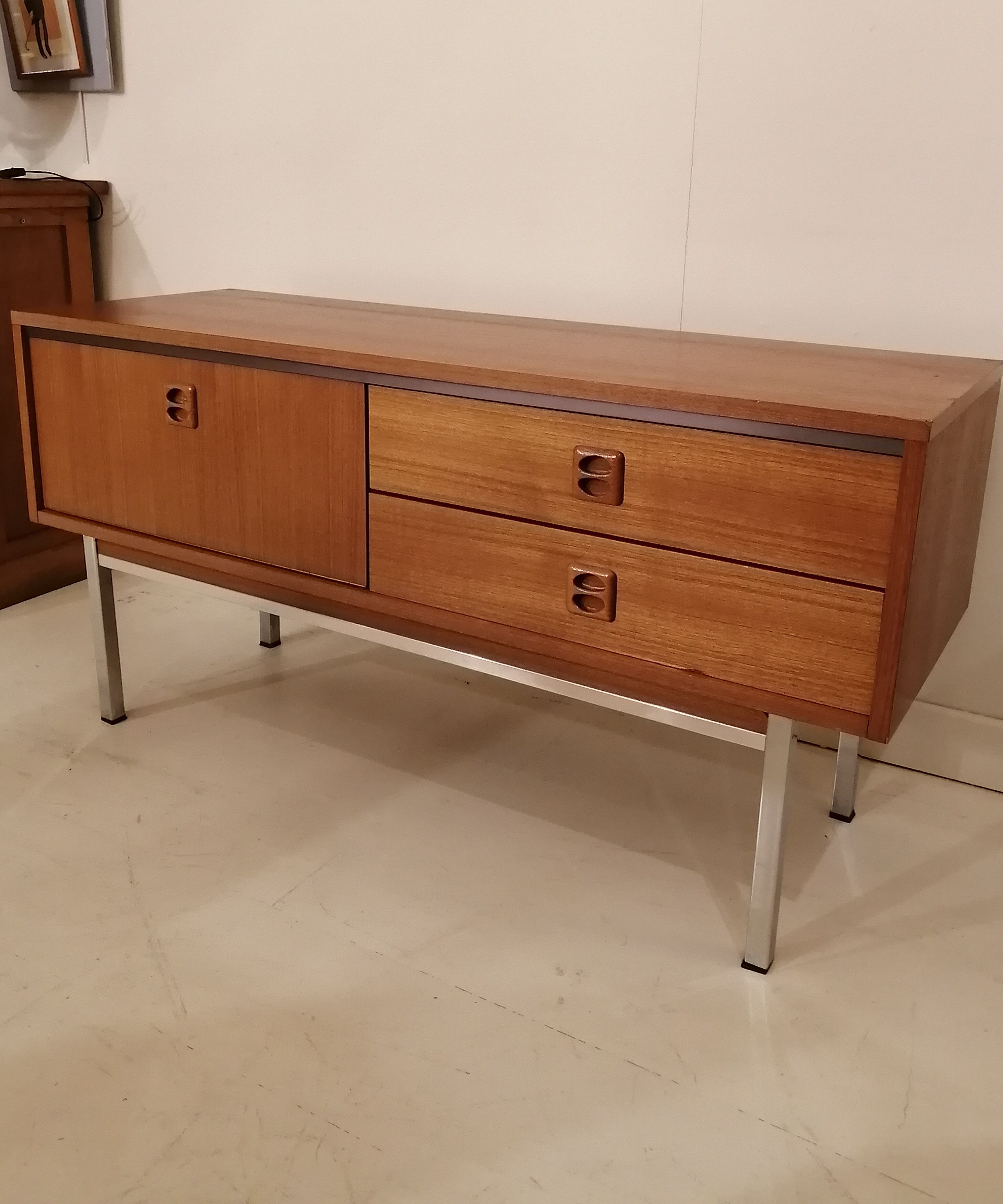 Scandinavian style teck sideboard