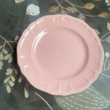 6 pink dessert plates
