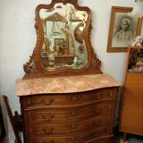 Chest of drawers with mirror