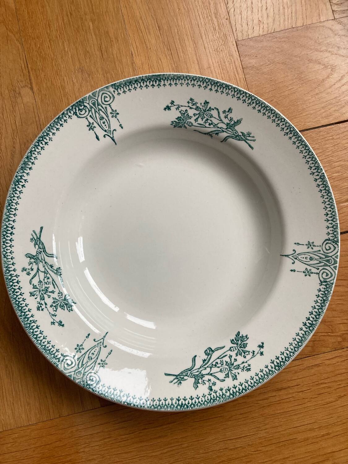 Saint Amand deep plates ironstone