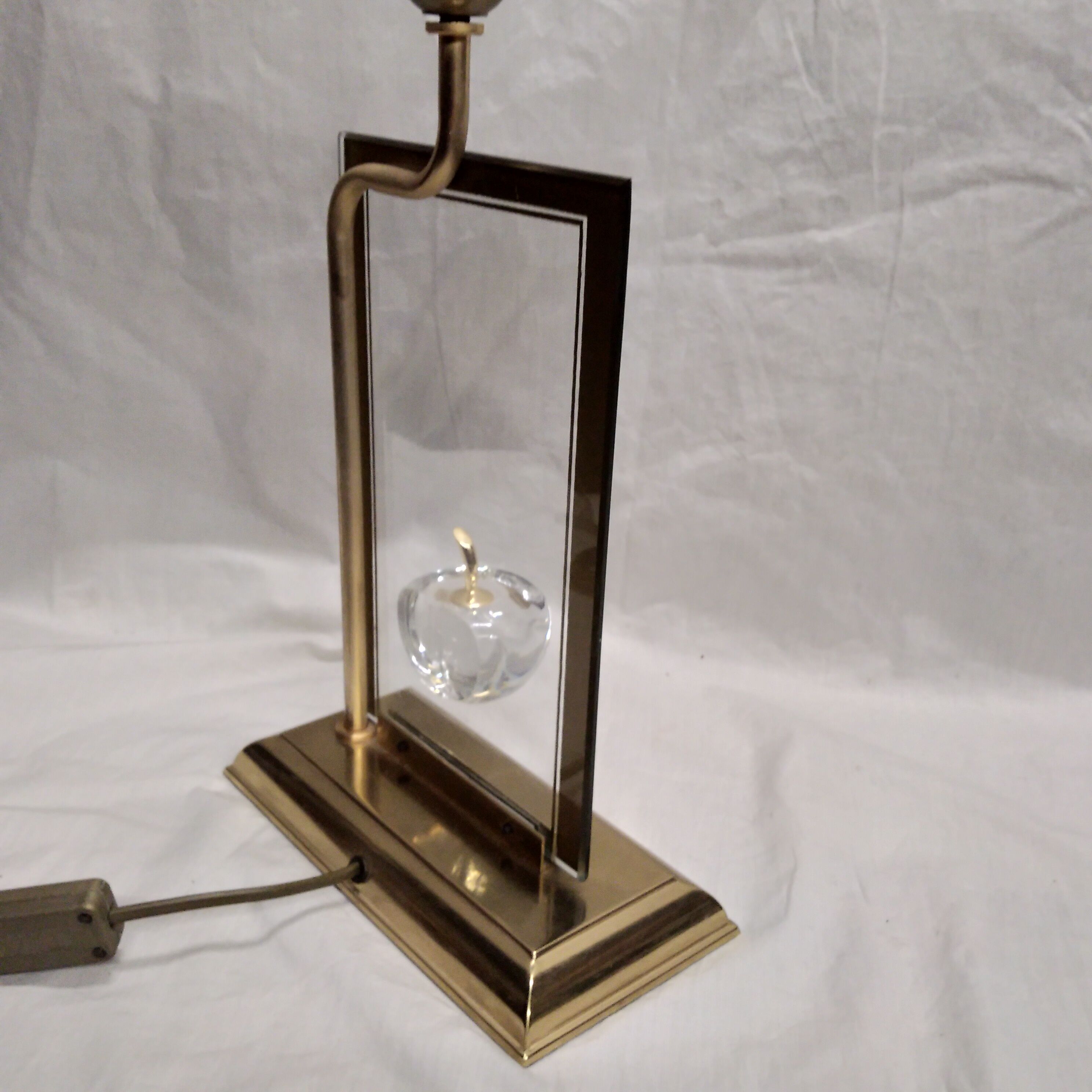 Homemade apple lamp the dolphin 1970
