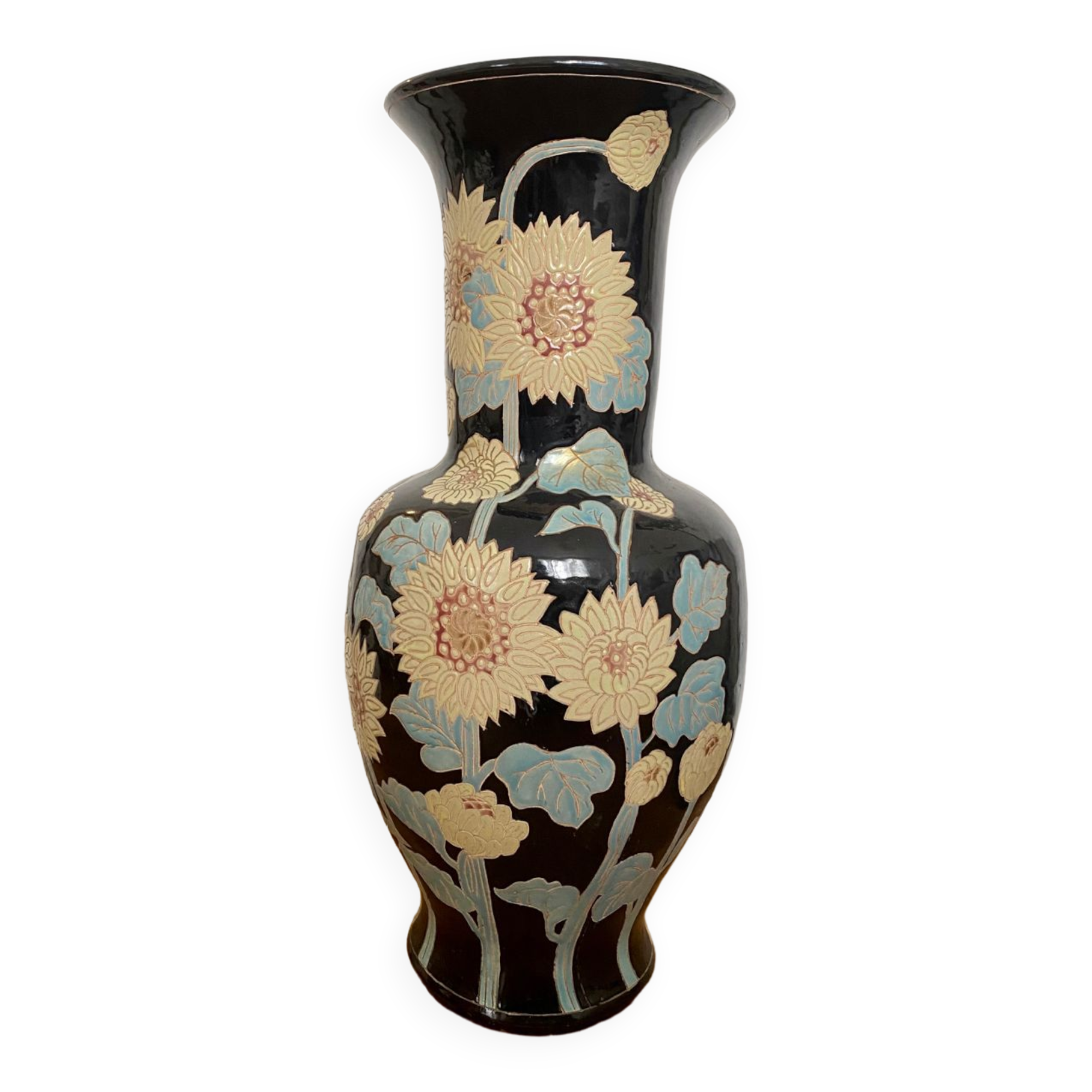 Large sunflower vase