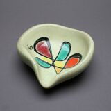 Empty pocket signed in pottery abstract pattern 1950s