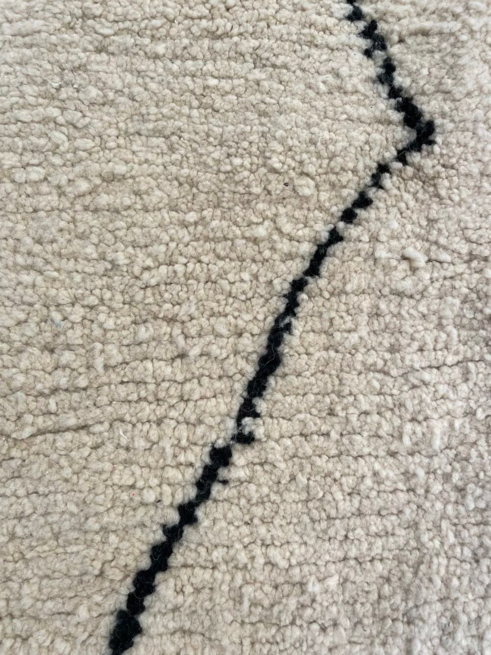 Carpet Beni Ourain Vintage corridor 80x350 cm