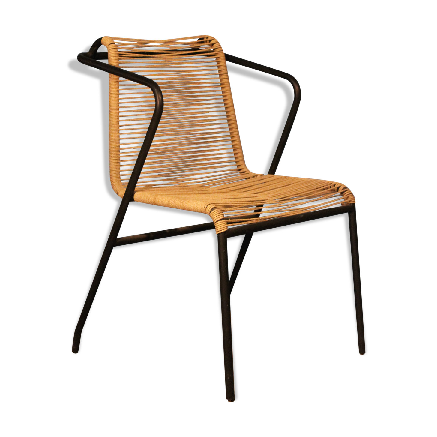 Metal & rope chair 1950