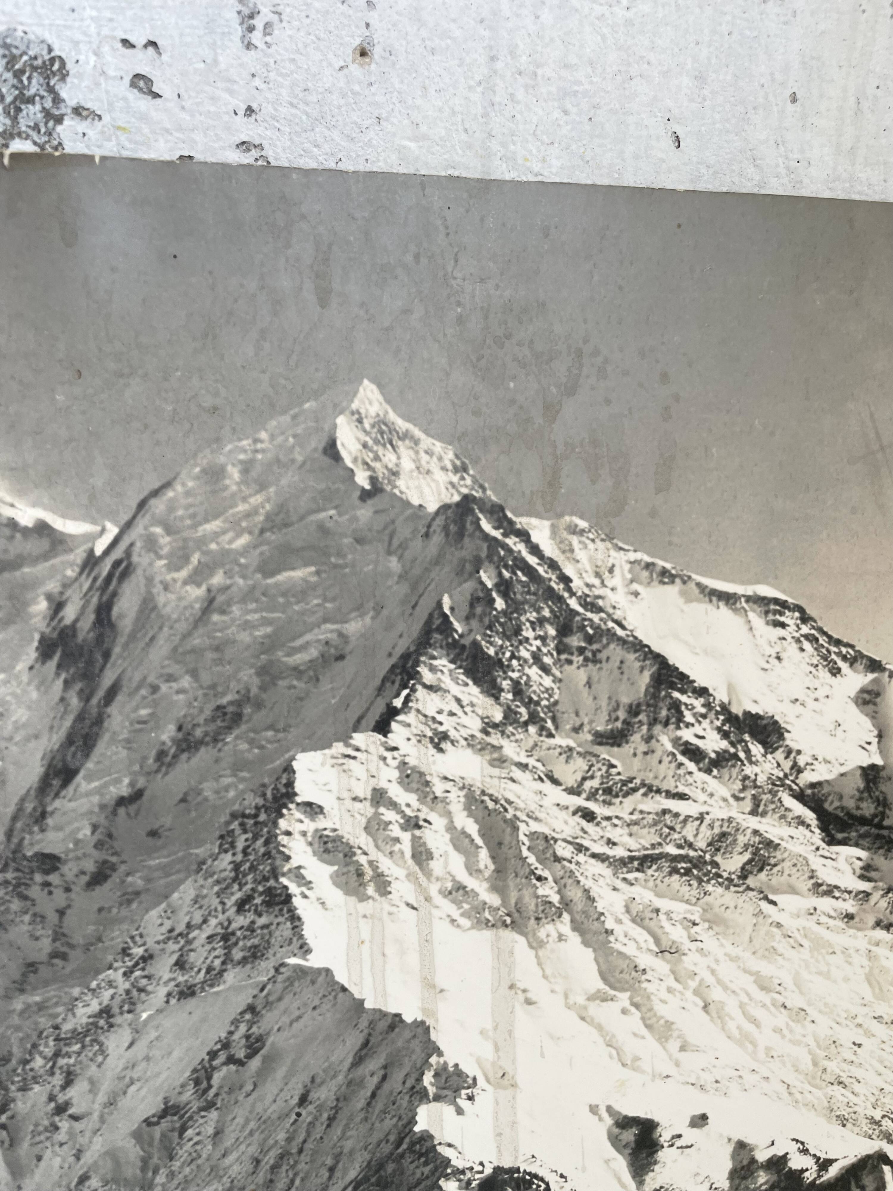 Photo on wood chalet 60s