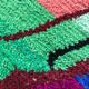 Handmade Berber rug, natural wool, 2.5x1.5 m