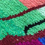 Handmade Berber rug, natural wool, 2.5x1.5 m