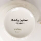 Porcelain tea service by Théodore Haviland, gilded patterns.