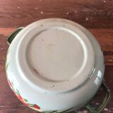 Soupière en tôle émaillée