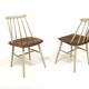 Set of 2 teak "Fanett" chairs by Ilmari Tapiovaara, Sweden, 1960