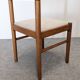 Set of 6 brutalist beech chairs, France circa 1970