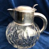 Old crystal orangeade decanter