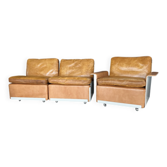 Sofa and armchair 620 by Dieter Rams for Vitsoe, Germany, 1960s