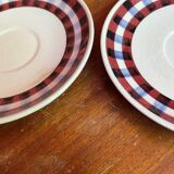 Set of coffee/tea cups and small vintage tile bowls Villeroy & Boch