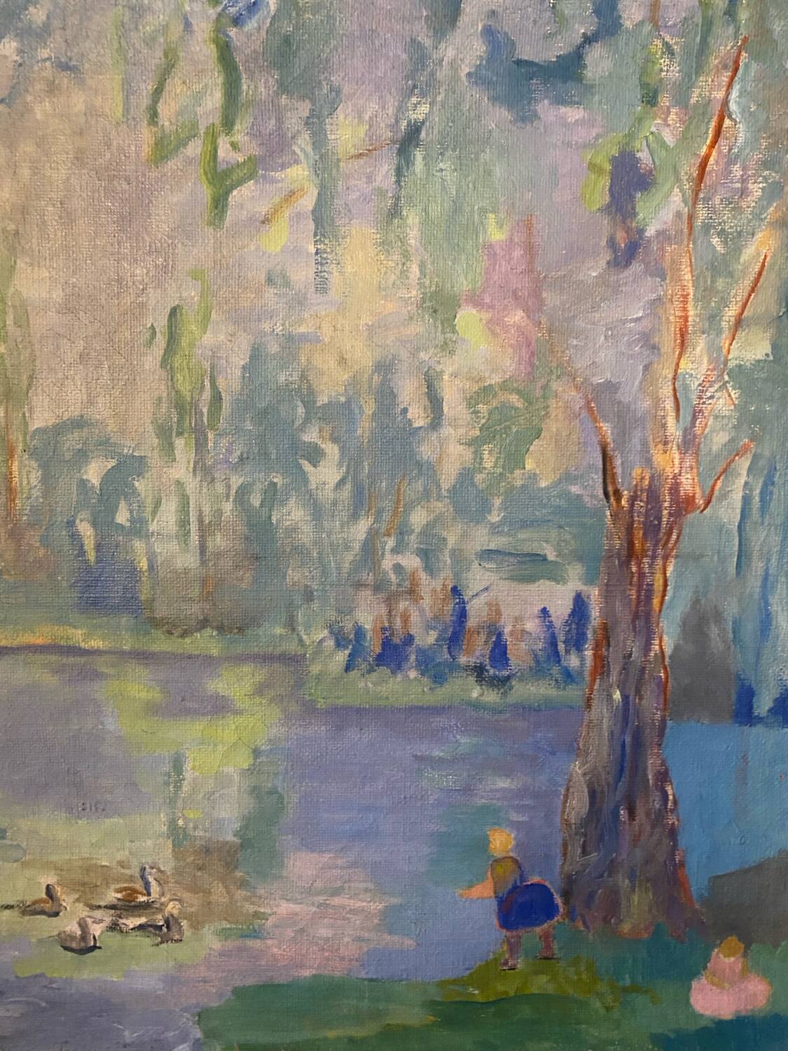 Children at the lake 20th century