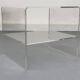 Set of 2 Acrylic Bedside Tables, 1970s