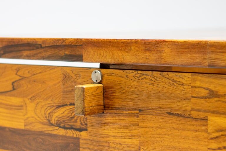 Rare large jacaranda executive desk by Jorge Zalszupin, L’Atelier São Paulo 1960