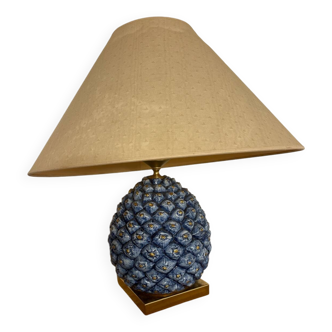 Lampe ananas en céramique, Italie