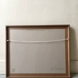 Pastel landscape under glass signed Henri Marchal