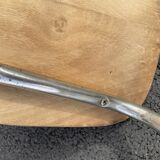 Black marbled formica chairs