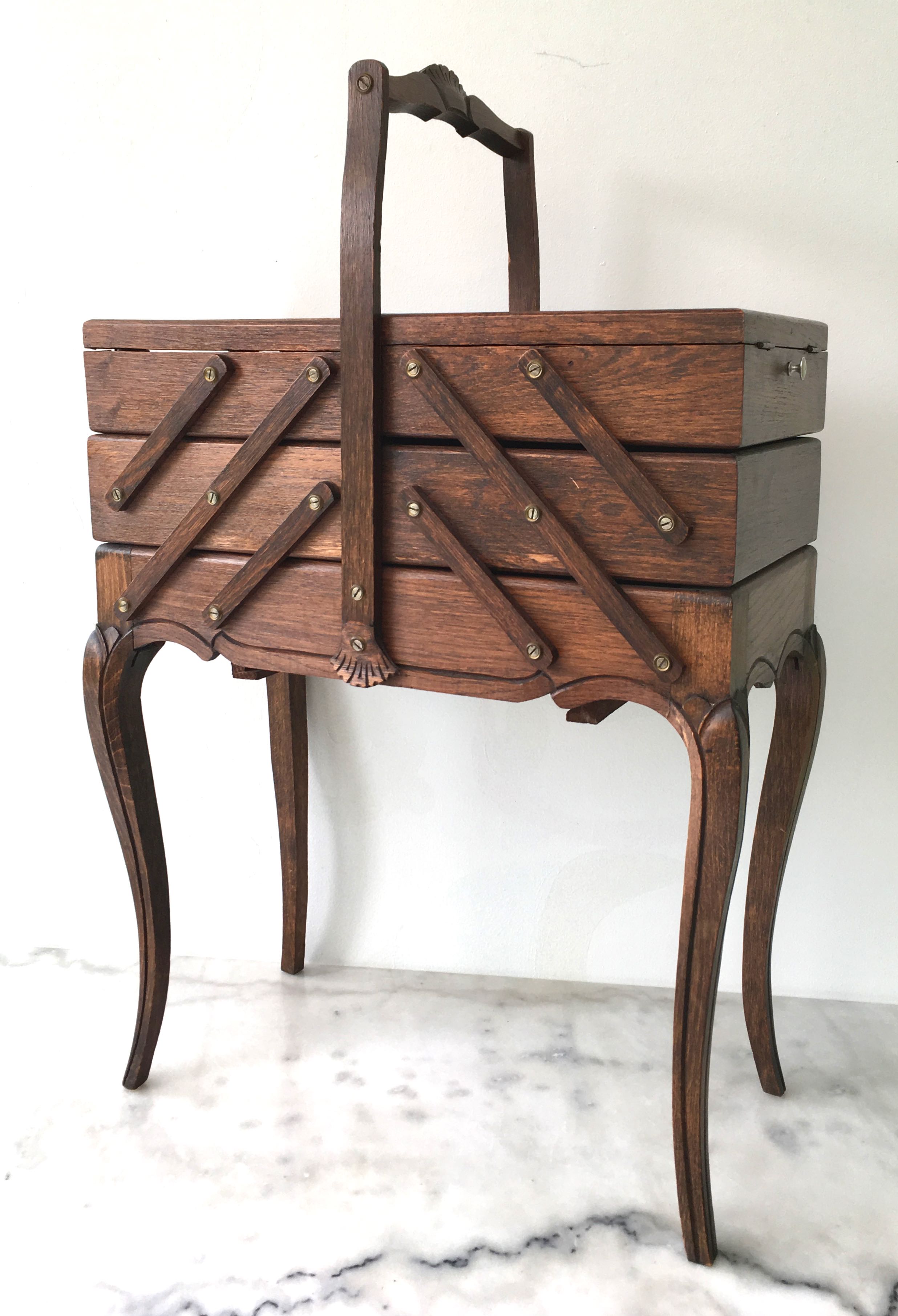 Vintage sewing worker