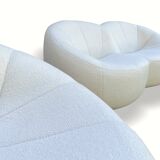sofa + armchair "Pumpkin" by Pierre Paulin reupholstered