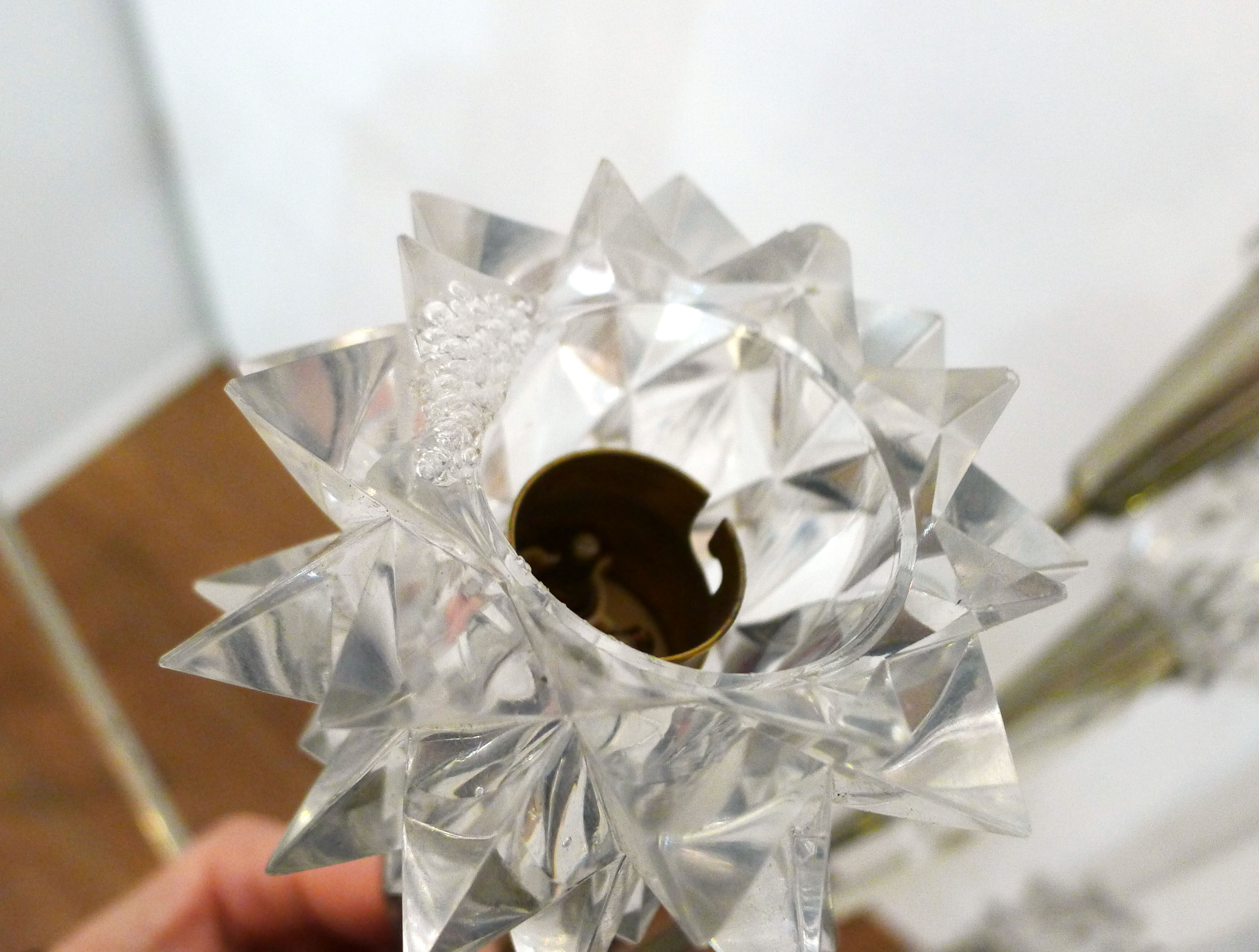 Lustre chromé & étoilé