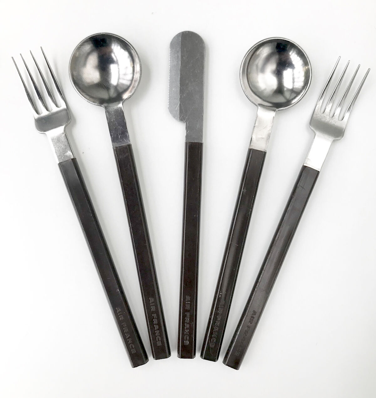 Air France Design CEI Raymond Loewy cutlery set, 20 pieces