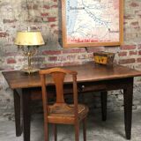Farm table / walnut office late nineteenth century