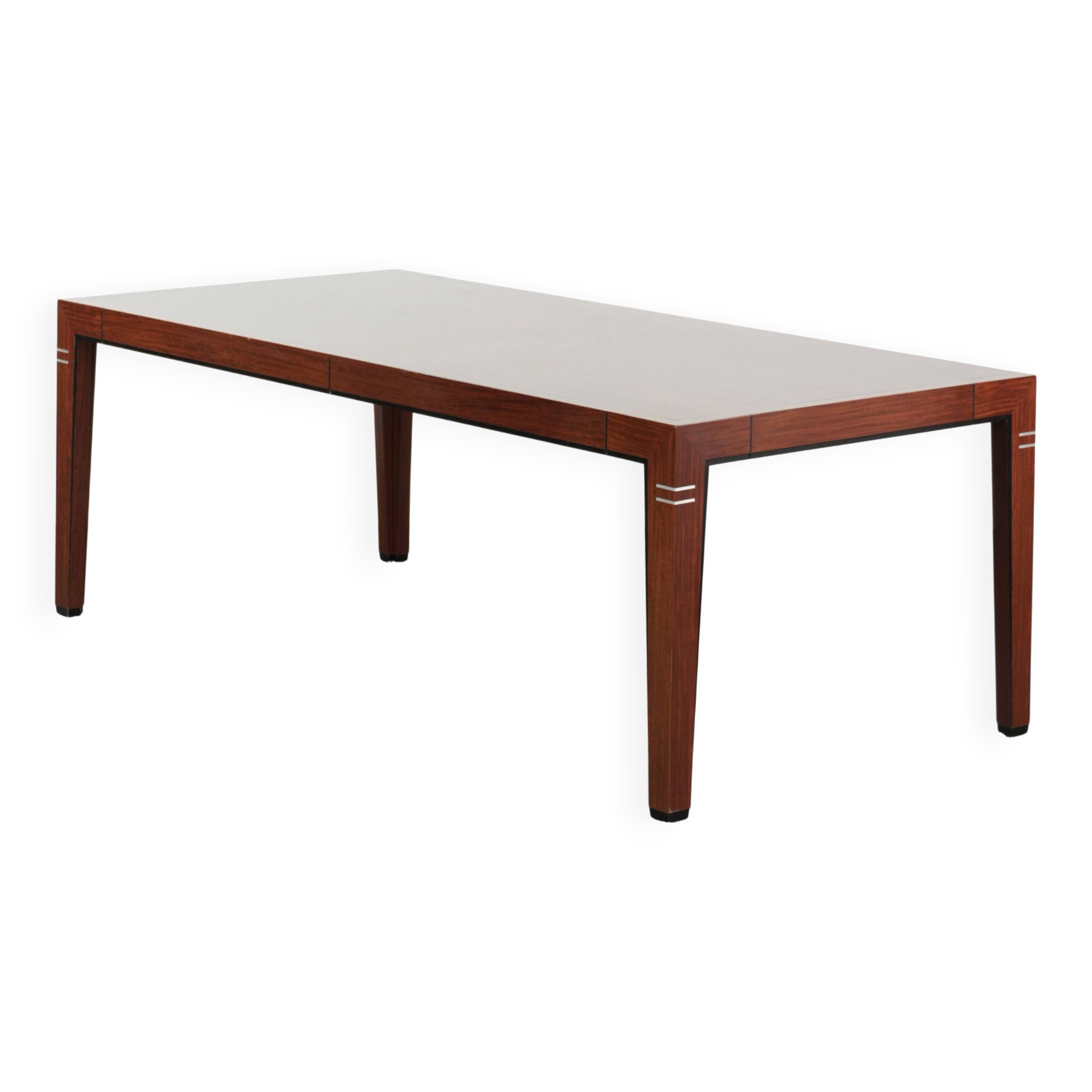 Spacious 6-person Art Deco design dining table with unique details
