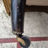 Pair of Napoleon III toad armchairs