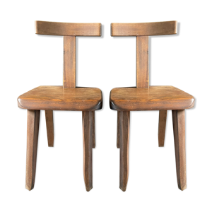 chaises rustiques années