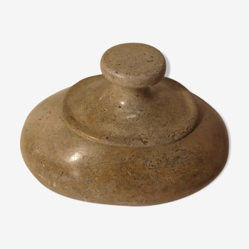 Craft pot made of Polished stone from Gabon's Mbigou