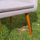 Pair of fiber armchair Miroslav Navratil gray