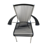 Chaise chromée scoubidou