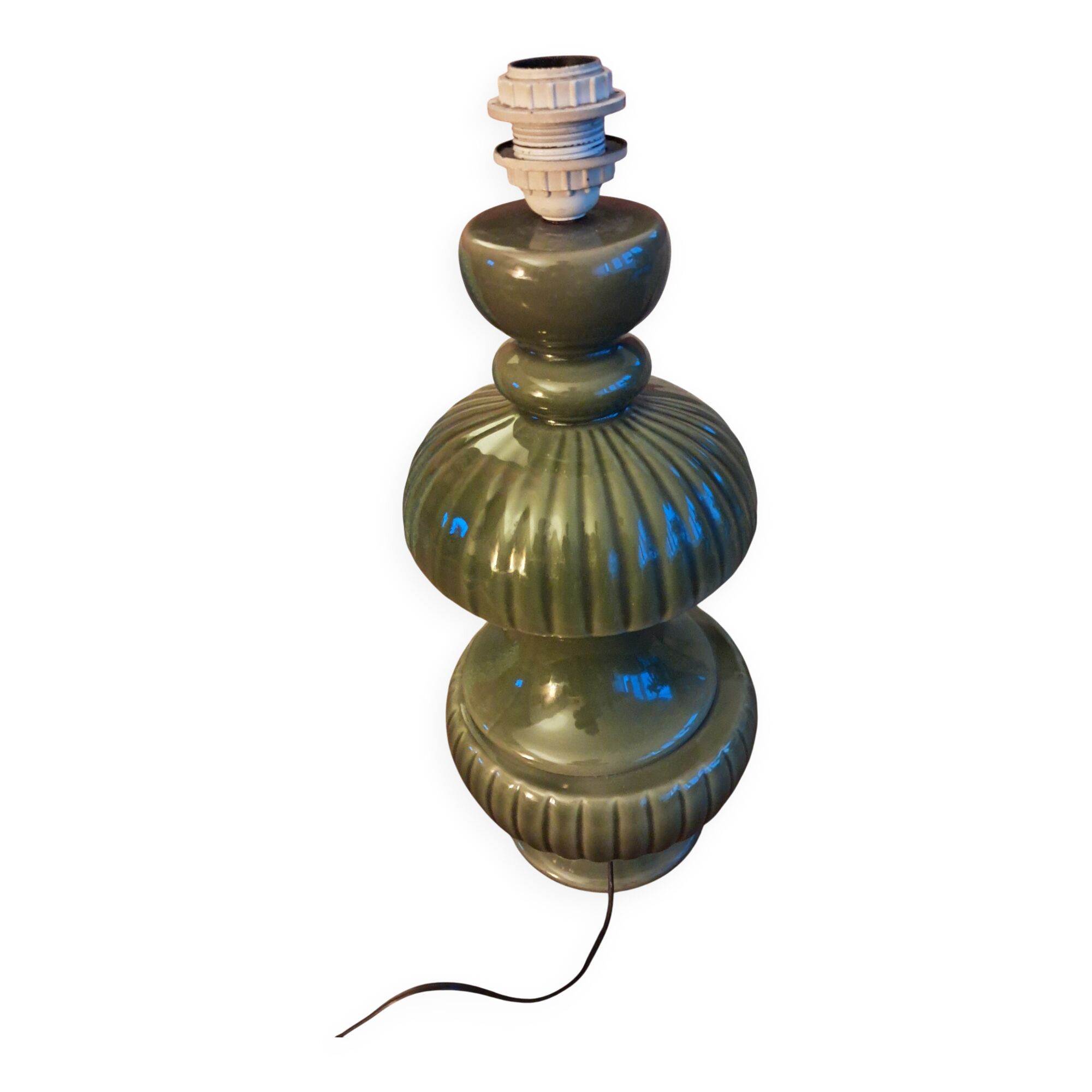 Large vintage ceramic lamp