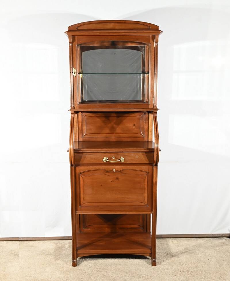 Mahogany Bar Furniture, attributed to Maison E.Diot, Art Nouveau – 1900