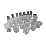 Crystal glass service 70s