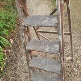 Stepladder painter solid wood patinated dp 012302