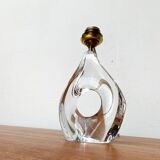 French glass table lamp from the mid-century by Daum, 1960s.