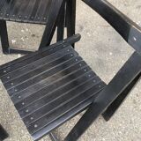 4 vintage folding chairs 1960