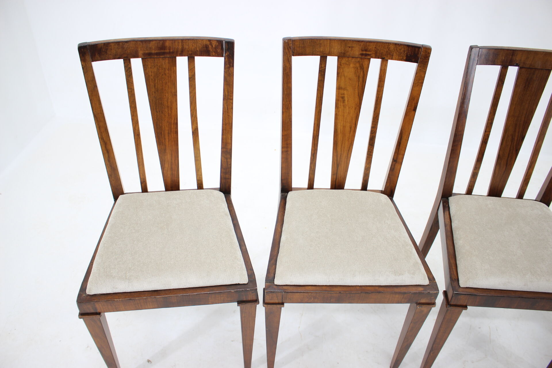 1930s Art deco Dining Chairs, Czechoslovakia
