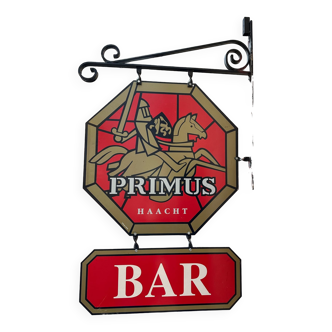 Double enseigne de bar « Primus »