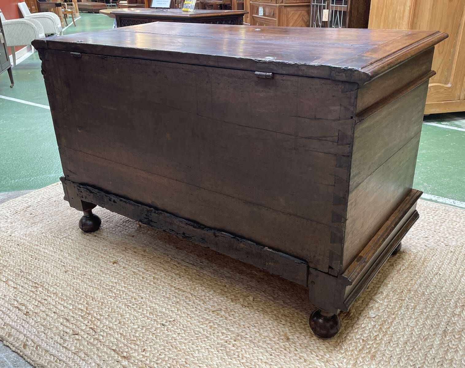 18th century walnut wedding chest