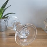 Glass candlestick