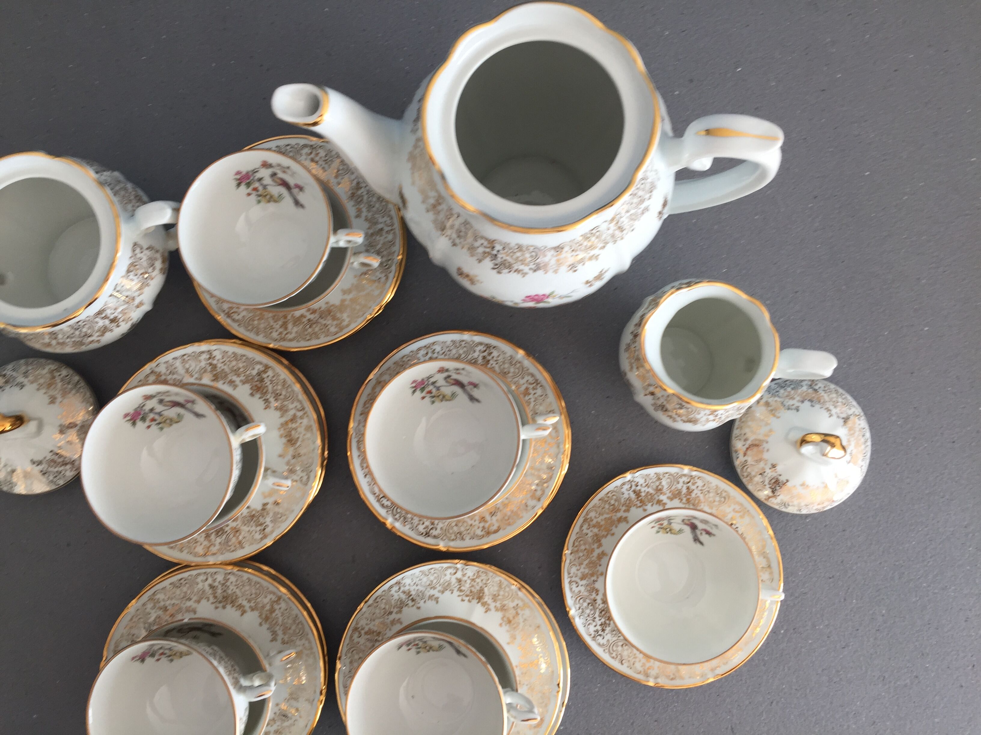 Porcelain France coffee service