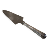 Silver-plated metal pie server with cutting handle, by the silversmith Ercuis Valencay