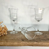 5 stemmed glasses "Octime" LUMINARC France