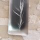 Stainless steel top, hand-engraved décor, to hang